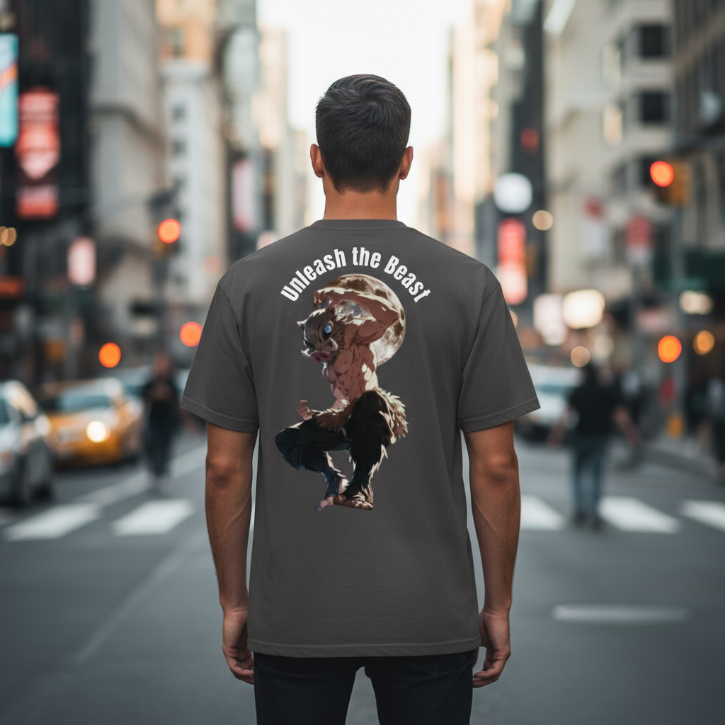 Saiyan Genetics Signature Heavy Garment-Dyed T-Shirt - Lifestyle Mockup