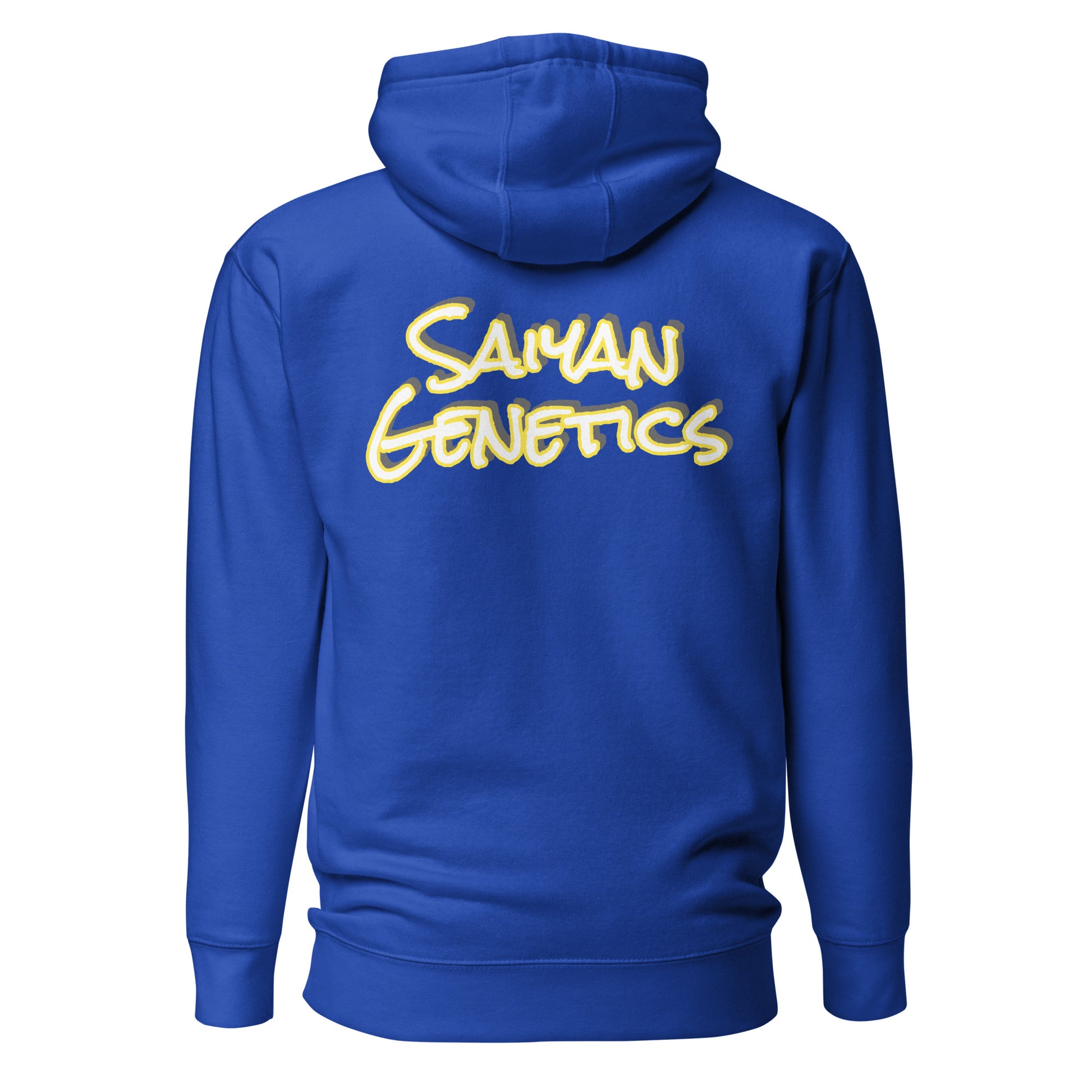 Baumwolle Hoodie Herren Cotton Blend - Rückansicht - Saiyan Genetics