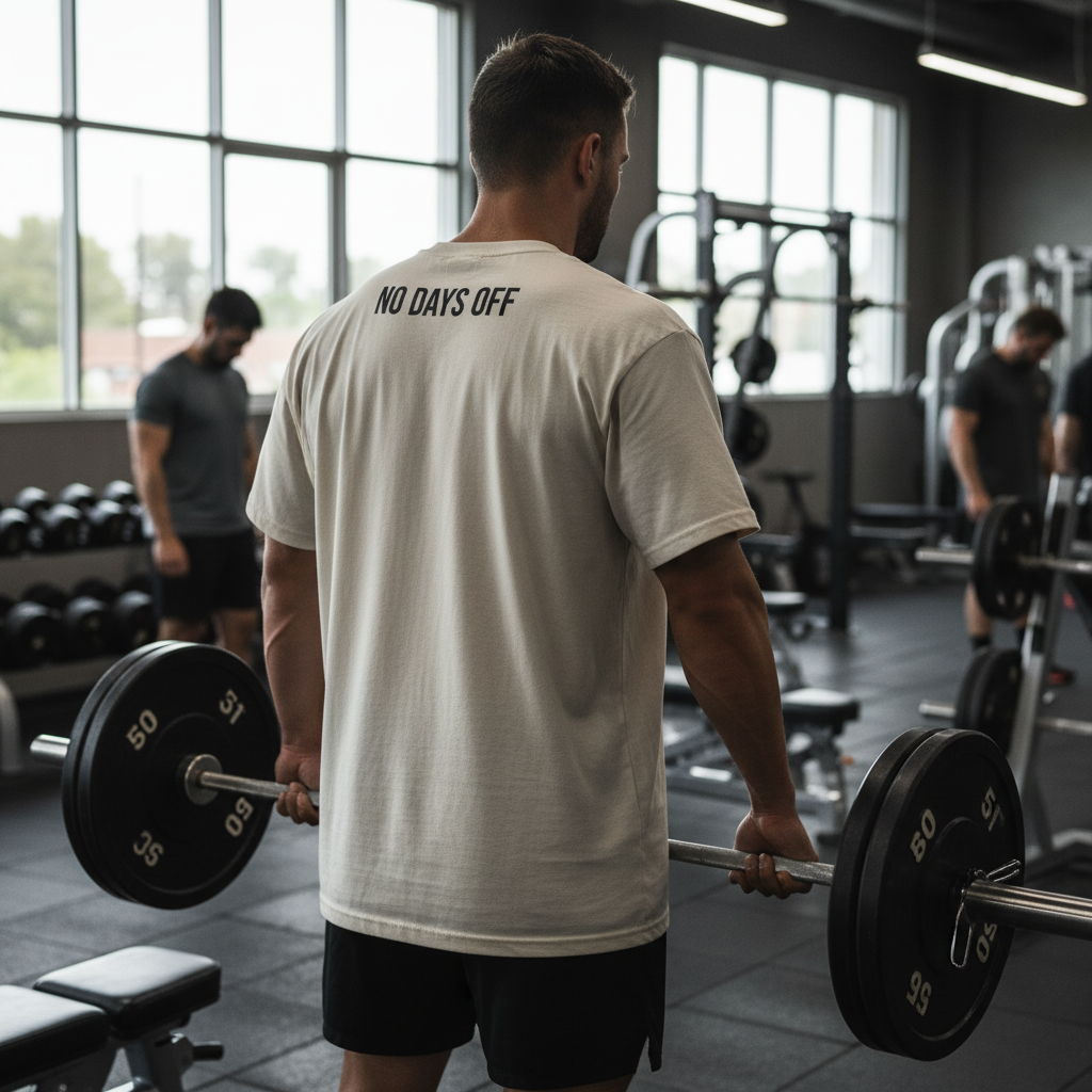 No Days Off Gym Back View