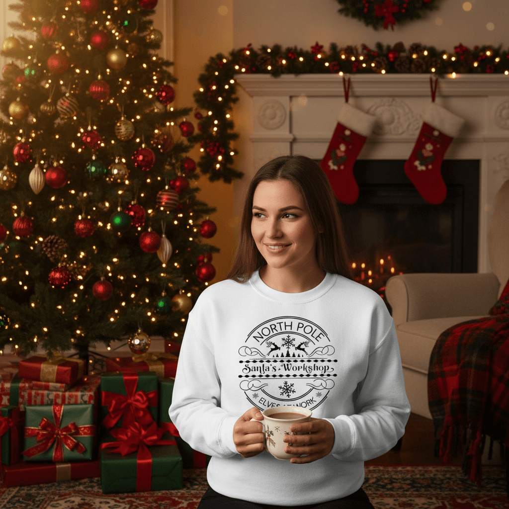 North Pole Santa's Workshop Lifestyle Mockup